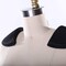 X-Small 1/2" Fashion Foam Shoulder Pads Pair for Suit Blazer Jacket Padding Black Color